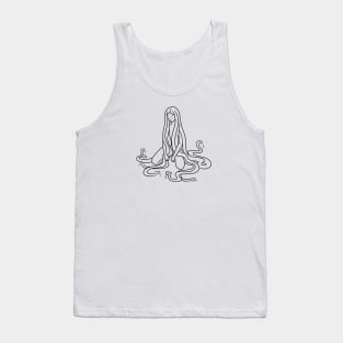 Medusa | Snake Queen | Greek Mythology | Outlines Tank Top